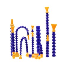 Flexible plastic water oil - water,