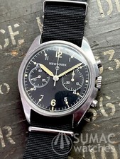 Serviced & very rare - 1980 Newmark 'Fab 4' 6BB RAF issue chronograph