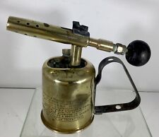 RARE VINTAGE ORIGINAL MAX SIEVERT BRASS “L” MINI BLOW LAMP /TORCH