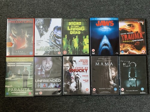 Horror movie dvd bundle - bundle, x10