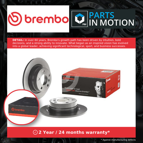Brake discs pair solid - pair,
