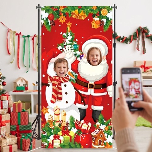Christmas photo booth - christmas,