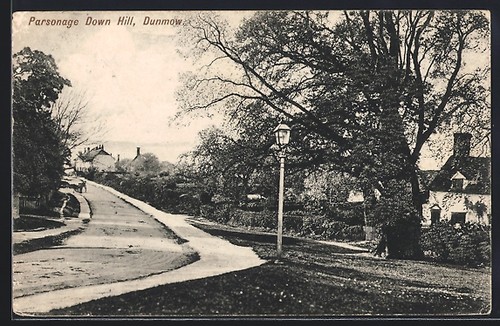 Postcard dunmow parsonage - dunmow,,