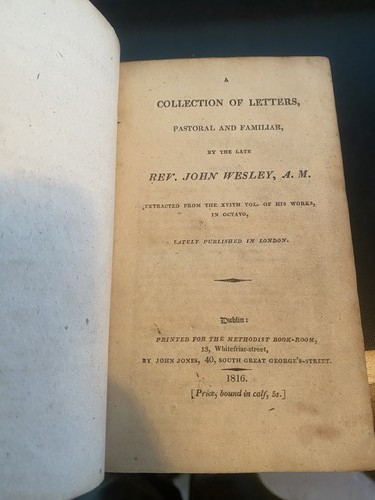 John wesley collection of - a,