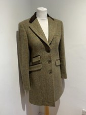 Harris Tweed Overcoat UK 10