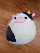 SQUISHMALLOW 7.5" CONNOR THE COW SOFT PLUSH TOY KELLYTOYS