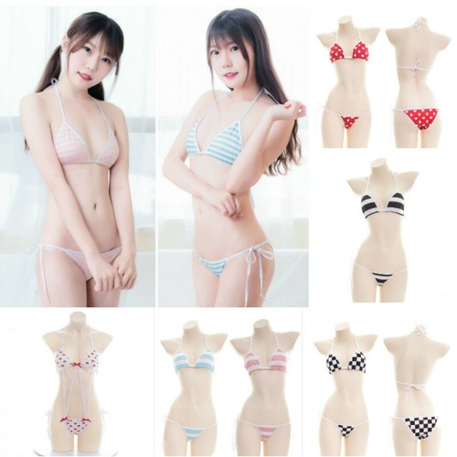 Anime style stripe lingerie - anime,