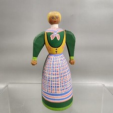 Vintage Dutch Hand Carved Wood