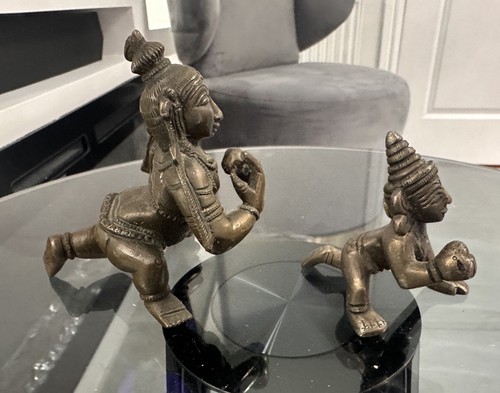 Two unusual antique bronze - unusual,