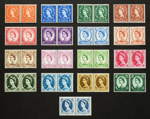 1960 wilding stamps - gb,