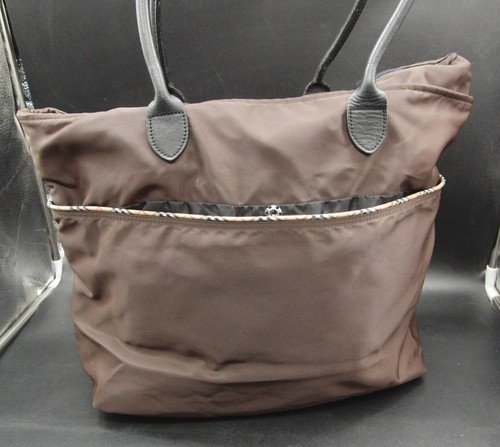 Burberry brown nylon tote - burberry,