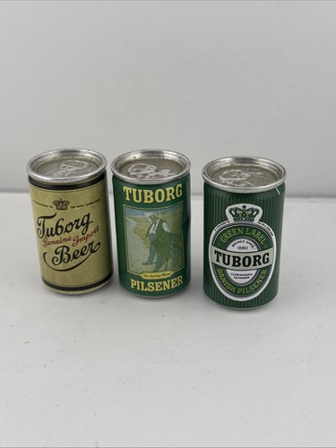 Tuborg mini beer cans - beer,