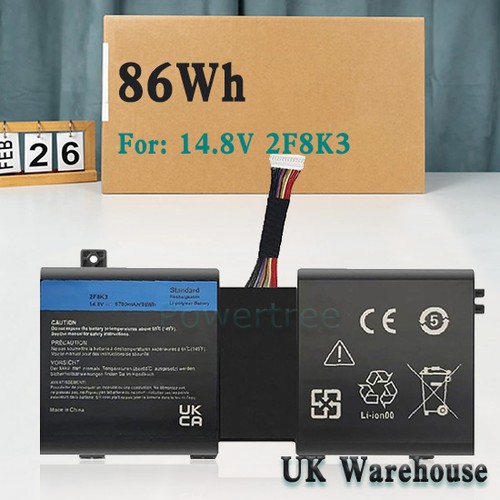 Battery 2f8k3 g33tt for - 2f8k3, dell