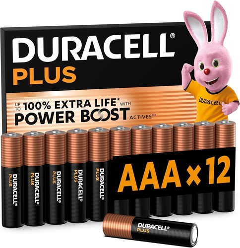 Duracell plus aaa batteries - duracell, 12