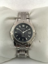 Citizen Men's Eco Drive Slim Line Date 100 Meters Water Resistant Watch