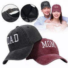 Adjustable DAD MOM Embroidery Baseball Caps Visors Baseball Hats