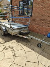 Mersea 6x4 box trailer with 3 racks for Toppers or Ilcas/Lasers Dinghy trailer