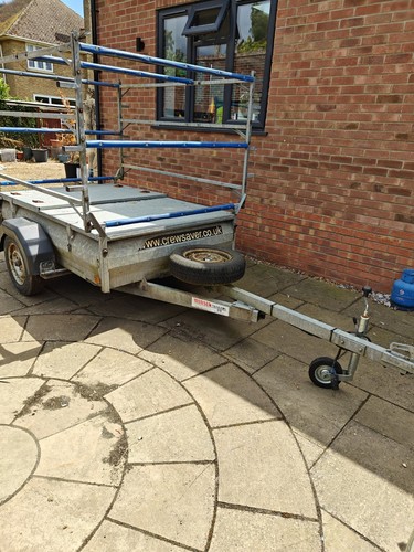 Mersea 6x4 box trailer with - , 3