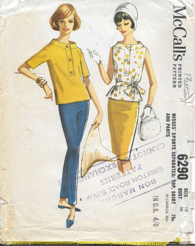 Vintage 1962 pull over top