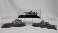 Diecast Tank Models Set including Grant T-80BV, Somua S35 - W30d