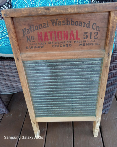 Vintage national washboard - national,
