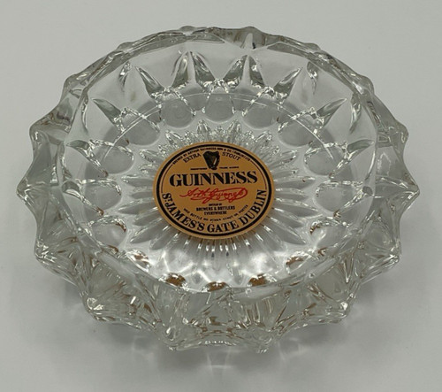 Guinness beer glass ashtray - beer,
