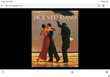 Signed Jack Vettriano by Jack