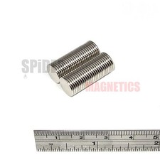 50 Strong 10x1 mm Magnets Thin