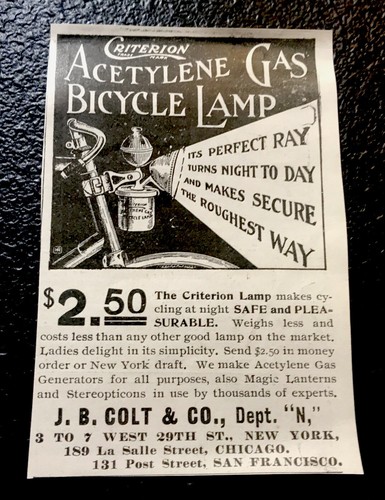1896 criterion acetylene - 1896,