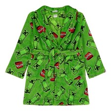 Minecraft Creeper Fleece Robe