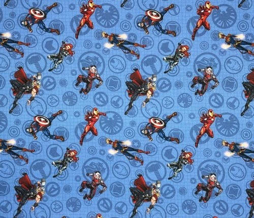 Marvel heroes fabric meter - fabric, by