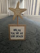 Relax Your Ad The Beach Sign