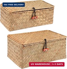 Wicker Shelf Baskets with