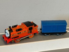 Trackmaster Thomas the Tank Engine Nia Train & Truck Battery Operated Working