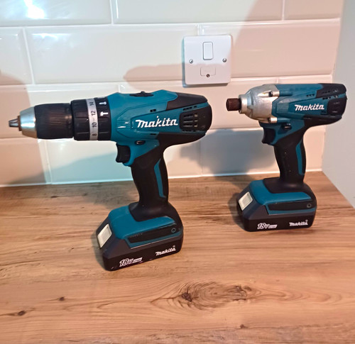 Makita combi set hp457d - combi,