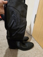Womens Deichmann Black Knee High Boots Size  8