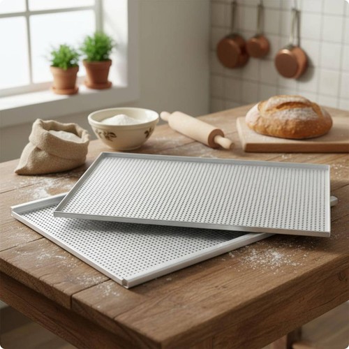 Anodized aluminum baking tray - aluminum,