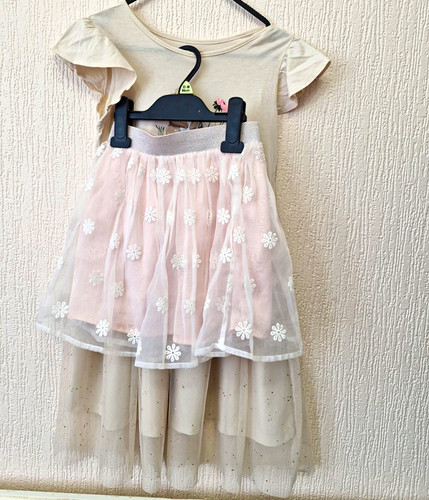 Girls 2pc dress mesh - dress, &