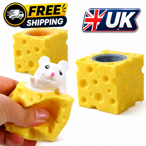 Pop mouse cheese squishy - up,