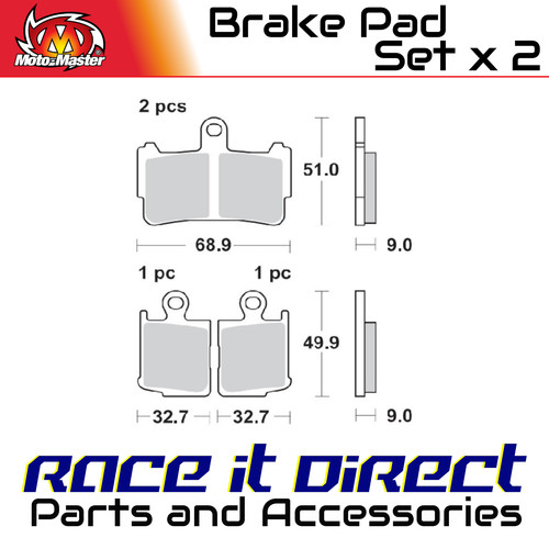Brake pads for honda - for, vfr
