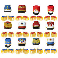 Children Boards Band Top Show Hat Cosplay 1 Pair Cute Pin Kids Tassel Drum Sets