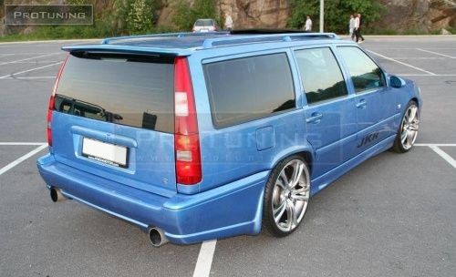 Rear door roof spoiler - roof, for