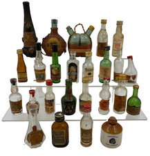 Vintage Miniature Alcohol Bottle Collection x25 Bottles Some Rare All Empty #6