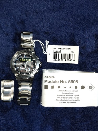 Casio shock gst b200d 1aer - casio, gst-b200d