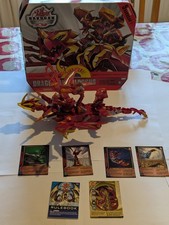 Bakugan Dragonoid Colossus, Ultra Rare With Original Cards, 1 Figure Damaged