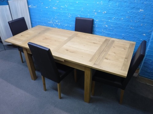Solid chunky wide - chunky, oak