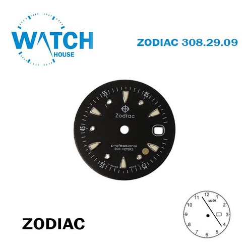 Zodiac watch dial 308 - watch, 308.29.09