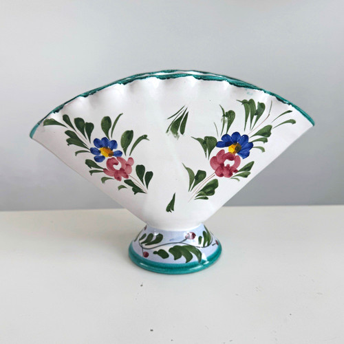 Hand painted ceramic vase posy - ceramic, vase/posy