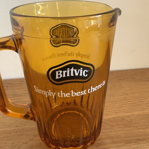 Vintage britvic jug amber - britvic,