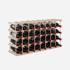 Wooden 36 Bottle Wine Rack